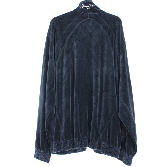 Vintage Sean John Mens 2XL Y2K Velvet Velour Tracksuit Two Piece Set M1099 - Picture 3 of 12